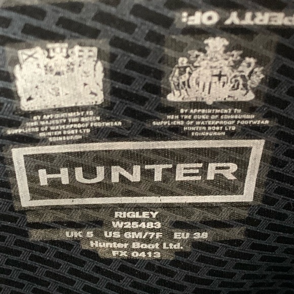 Hunter limited edition purple quilted Rigley boots size 7 fishermancore - Picture 8 of 8